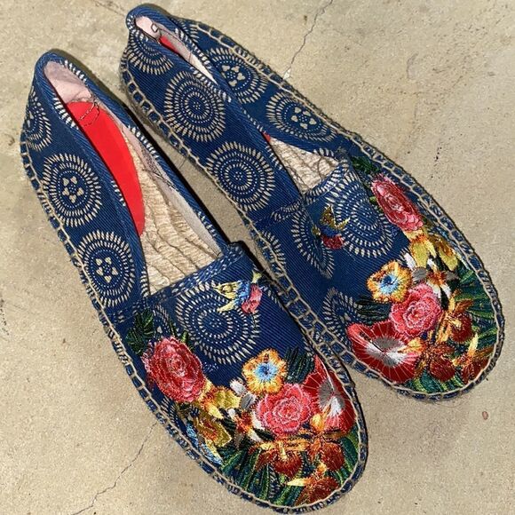 🌸HP🌸Johnny Was Anenome Platform Espadrille! - Picture 2 of 13